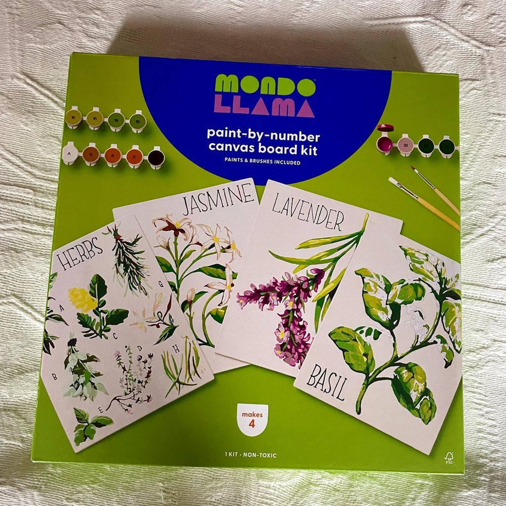 Mondo Llama Paint By Number Kit